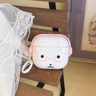 AirPods Case for iPhone AirPods Pro3/Pro2/3/1/2 AirPods 4 White Earphone Case