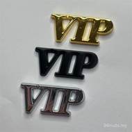 Hot-selling New Style Unique VIP Car Logo Car VIP Word Logo Side Logo Decorative Sticker Modified Me