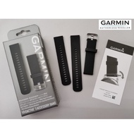 Garmin Original Quick Release Black Silicone Watch Band for Vivomove / Vivomove HR / Vivoactive 3 / 