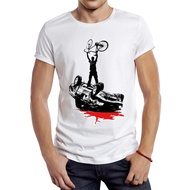 TEEHUB Vintage MTB Bcycle Men T Shirt Graphic On Bike Sport Cloth Retro Car Tops Hipster Tee