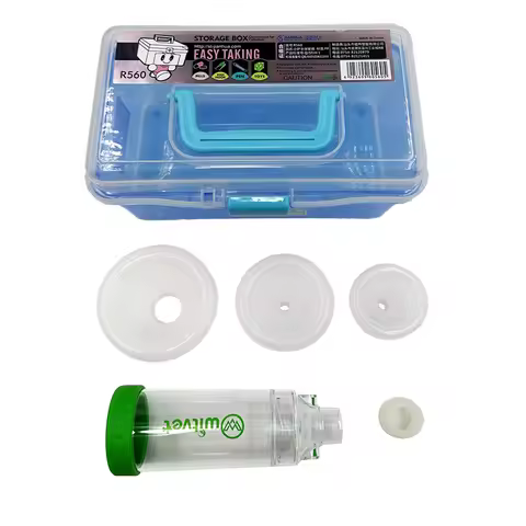 New Pet Feline Cat Dog Aerosol Chamber Tank Spacer Assist Inhalation Pump Nebulizer Manual Plastic S