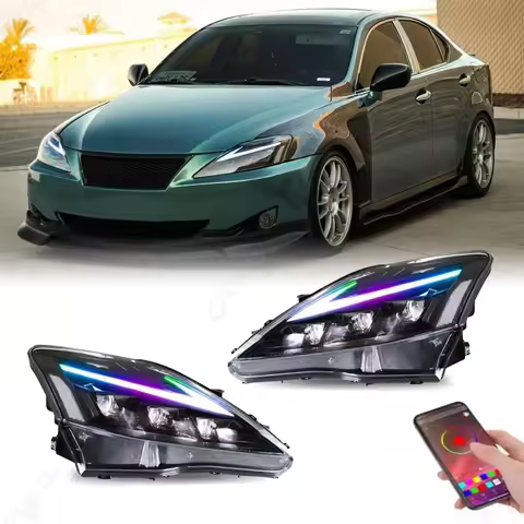 Daytime running light For 2006-2007-2008-2009-2010-2013 Lexus IS250 IS350 headlight assembly ,Car re