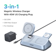 UGREEN 3-in-1 Qi2 25W Magnetic Wireless Charger Qi2.2 Model:55676