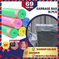 Plastik Sampah Garbage Bag Plastic bag Rubbish Bag Trash Bags Thick Drawstring Plastik Bag Tebal  垃圾