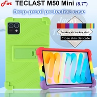 For TECLAST M50Mini 8.7" Stand Cover Thicken Soft Silicone Shockproof Case for Teclast M50 Mini 8.7 