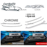 CarRefit Perodua Bezza Chrome front bumper trim garnish accessories