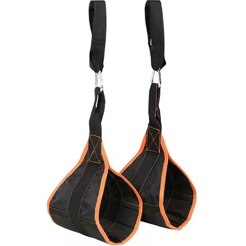 1Set Sturdy Ab Sling Hanging Ab Straps for Daily Use ABS Toning Belt Non-Slip Gym Strap Portable Fit