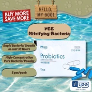 YEE Aquarium Nitrifying Bacteria Powder 5pcs | Ammonia Remover 水质净化菌 | Serbuk Bakteria Air Ikan Filt