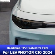For LEAPMOTOR C10 2024 Car Exterior Headlight Anti-scratch TPU PPF Protective Film Anti-scratch Repa