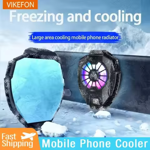 MEMO DL05 Mobile Phone Cooler Back Clamp Cooling Fan Radiator Gaming Heat Sink Cooler System For Sma