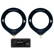 yunhaoSK-SI4732 Radio Receiver 9.9KHz-181MHz+2XLoop Antenna Portable Shortwave Radio Receiver SW LW