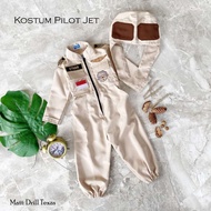 Children's jet pilot costume,/ children's pilot suit,/ boys' pilot costume, children's astronaut cos