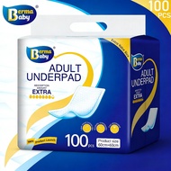 【100PCS】Adults Disposable Underpads Underpad for Elderly Breathable Waterproof High Absorbency Under