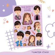 TRUE BEAUTY l Kdrama Sticker sheet