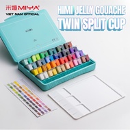 Bộ màu Gouache Himi Twin Split Cup 36/48 Màu - New 2023