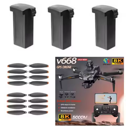 V668 GPS RC Drone Battery 7.4V 3000MAH V668 GPS RC Drone Original Accessories V668 Dron battery Blad