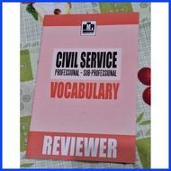 ◰ ✫ ▝ CIVIL SERVICE PROFESSIONAL-SUB-PROFESSIONAL VOCABULARY REVIEWER(Mind Master)