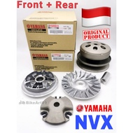 Indonesia Original Pulley Set Yamaha NVX155 Nmax Scooter Front Rear Fan Cover Bush Roller Spare Part NVX 155 Accessories