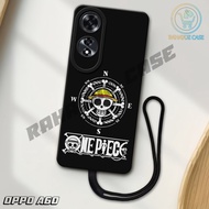J1 - Latest Oppo A60 4G Softcase 2024 - A60 4g pro camera softcase - ONE PIECE LUFFY motif - Flexibl