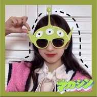 Cute Cartoon Toy Story Design Three Eyed Glasses Personalized Alien Party Photography Funny Glasses