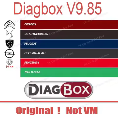 Cars diagnostic software Diagbox V9.85 work with PP2000 Le-xia3 For Peo-geot For Cit-roen Resets Ada