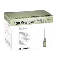Braun Disposable Insulin Needle 0,40 x 12mm (27G x 1/2”) -100pcs/box