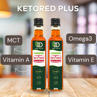 [MD Keto] Ketored Plus Palm MCT Oil 250ml mct keto red omega3 vitamin A & E  C8 low carb keto diet b