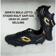 LOTTO STADIO leather football boots with stitched soles
