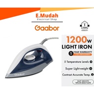 Gaabor Light Weight Dry Iron Seterika Ringan 1200W | HM-M02A