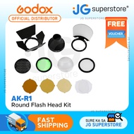 Godox AK-R1 Round Head Accessories Kit Flash Head Adapter for Godox AD100pro, H200R Flash Holder