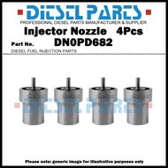 4Pcs Diesel Fuel Injector Nozzle Tip DN0PD682 for Mitsubishi Pajero L200 4M40 093500-6720
