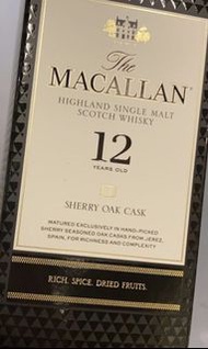 Macallan 12 Sherry Oak Cask