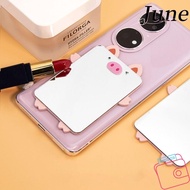 JUNE Phone Back Sticker, Acrylic Rabbit Animal Make-up Mirror, Panda Mini Cosmetic Mirror