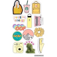 HP Cute Aesthetic Stickers, Laptop Stickers, Tumblr Stickers Cute Stickerhps, Diary Stickers