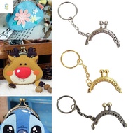 BAIHEE Purse Frame Kiss Clasp, Metal Vintage Purse Clasp Frame, Mini Bag Hardware Purse Frame DIY Cr