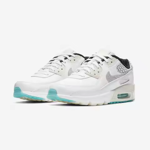 Nike Authentic Big Kids' Air Max 90 Cushioned Running Shoes DB4187-100