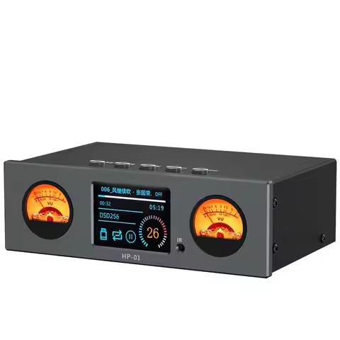 SUCA-HP-01 Digital Player for Audiophile, Lossless, USB, Preamplifier, Turntable, DSD, ES9018, Audio