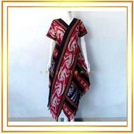 Dress tenun motif toraja/tunik tenun motif toraja free belt tenun