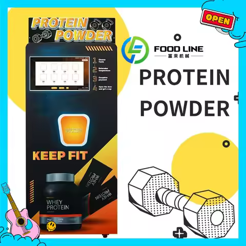 Customized Gym Fitness Self-service Protein Powder Vending Machine Automatic Shaker