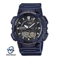 Casio AEQ-110W-2A Analog Digital World Time 100M Men's Watch