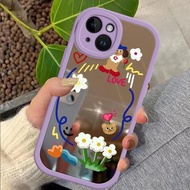 For Iphone flower cartoon makeup  mirror case iphone 12 PRO MAX/11/11 PRO/12/12 PRO/11 PRO MAX/12 MINI cover