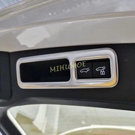 Matte Silver Rear Trunk Switch Button Cover Trims For Lexus RX RX350 RX350h RX450h+ RX500h 2023 2024