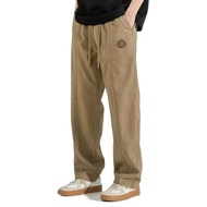 M-5XL Plus Size Cotton Loose Straight Cut pants Baggy Kargo Cargo Kerja Casual Slack Pants Men Seluar Panjang Lelaki