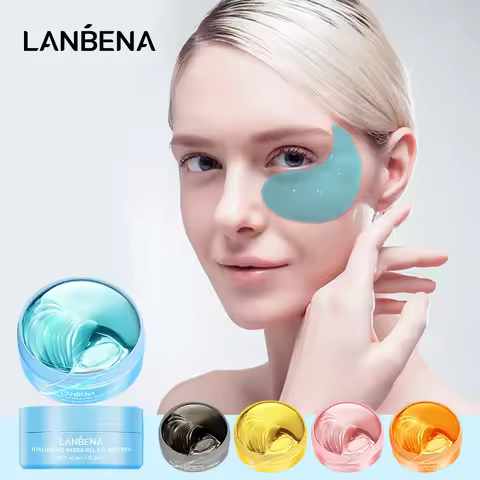 LANBENA Collagen Eye Mask Anti Dark Circles Eyes Bags Removal Moisturizing Firming Eye Patches Skin 