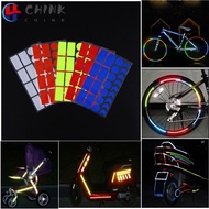 CHINK Bike Reflective Stickers 2 Styles Cycling Accessories Night Safty Warning Wheel Rim Sticker