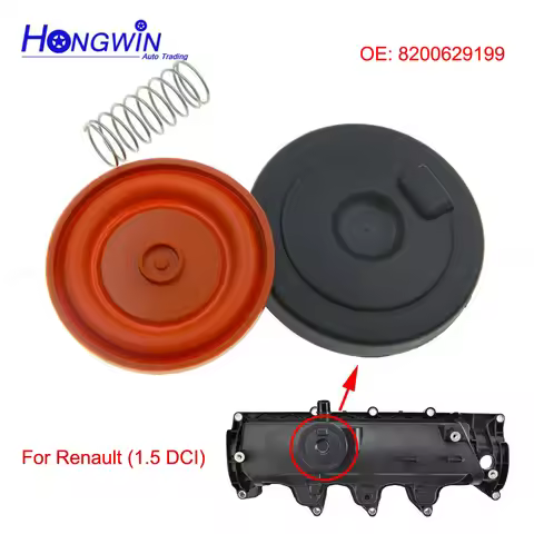 8200629199 PCV Valve Cover Repair Kit Valve Cap With Membrane For Renault Kangoo Dokker Lodgy Megane