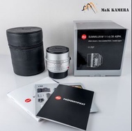 [新淨有包裝] Leica Summilux-M 35mm/F1.4 E46 ASPH/ FLE II Silver Lens Germany 11727 #24029