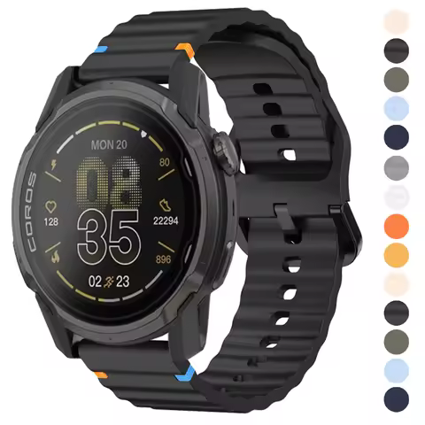 22mm Silicone Watch Bands For COROS APEX 4 42mm Strap For COROS PACE 3 APEX Pro/2 Pro APEX 46mm Repl