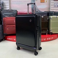 Bogazy前開式系列PC+ABS  前開式行李箱 時尚大方 輕量耐磨 防刮紋路 滑順飛機輪（黑）24吋 $2880