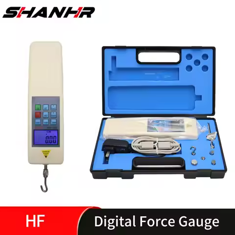 SHANHR HF Digital Force Meter Dynamometer Force Measuring Instruments Push Pull Force Gauge Tester M